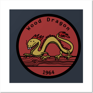 Wood Dragon Year of the Dragon 1964 Posters and Art